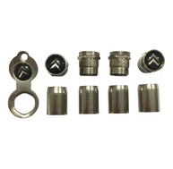 Kit 4 Tampas Bico Pito Válvula Pneu Cromado para Citroën Xsara Picasso e C3 - Estilo e Proteção! - imagem 1