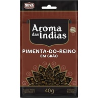 Aromas da Índia Pimenta Do Reino Em Grãos 40 Gramas - imagem 1