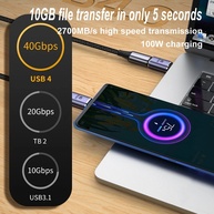 Adaptador USB-C 4.0: Power e Dados a 40Gbps! - imagem 2