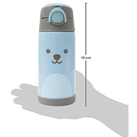 Garrafa Térmica Buba Gumy 400 ml - Parede Dupla com Canudo em Silicone | Azul - imagem 4