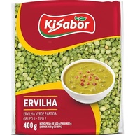 KiSabor, Ervilha Partida, 400 Gramas - imagem 1