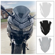 Para-brisa Dupla Bolha FATExpress para Kawasaki Ninja 400/250 2018-2021 (Fumaça Escura) - Fluxo de Ar e Proteção Aerodinâmica - imagem 1