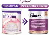 3 Latas -INFATRINI Fórmula infantil - 400g -Sem Sabor - imagem 4
