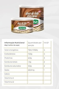 Viçosa Doce De Leite Com Cacau 400G - imagem 1