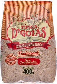 Farofa de Mandioca Típica DGoiás Tradicional 400G - imagem 1