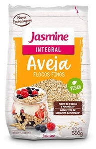 Jasmine Aveia Flocos Finos Integral 400g - imagem 2