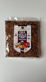 Granola Néctar de Maçã e Frutas Vermelhas Biomass, Vegano, 400g - imagem 1