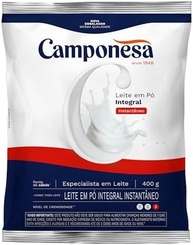 Camponesa - Leite em Pó Integral Instantâneo 400g - imagem 2