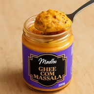 Manteiga Ghee com Massala C/sal 400g - Madhu Ghee - imagem 4