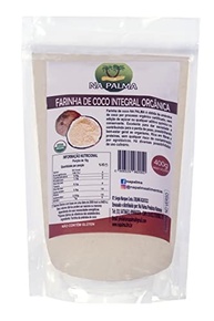 Na Palma Farinha De Coco Orgânica 400grs Integral - imagem 1