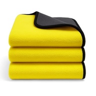 Kit 3 Toalhas de Microfibra Automotiva 400gsm 40x40cm - Dupla Face, Alta Absorção, Sem Fiapos - imagem 2