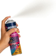 Tinta Spray 400ml Brilhante Uso Geral em Aço Ferro Couro Gesso Cerâmica | Universo - Branco - imagem 2