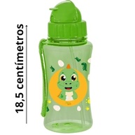 Garrafa Squeeze Infantil Unicórnio 400ml com Canudo Retrátil e Tampa Flip-top - Meus Melhores Amigos - imagem 3