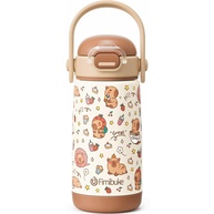Fimibuke Garrafa Térmica Infantil 400ml com Canudo - Aço Inox 18/8, Livre de BPA, à Prova de Vazamento - imagem 1