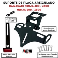 Eliminador de Rabeta Esportivo Articulado KAWASAKI Z400/Z500/Ninja 400/Ninja 500 - MM PARTS - imagem 4