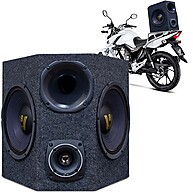 Caixa de Som Moto: Rádio e Amplificador 400W - imagem 2