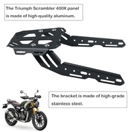 Suporte Traseiro de Bagagem Premium para Triumph Scrambler 400X e Speed 400 | Alumínio e Aço Inoxidável - imagem 3