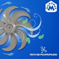 Hélice para Ventilador Philco PVT490 Turbo 8 Pás 40cm Cinza - Peça Original de Alta Durabilidade - imagem 2
