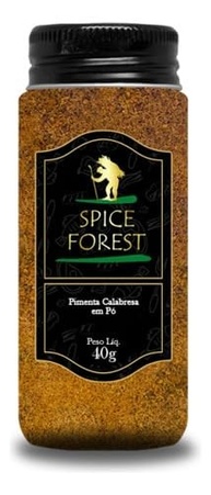 Pimenta Calabresa em Pó, 40g Linha Premium em Frasco de Vidro Spice Forest - imagem 2