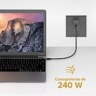 i2GO Thunder 40: Cabo USB-C 240W 40Gbps - imagem 2