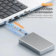Cabo USB-C 40Gbps: Potência e Velocidade! - imagem 2