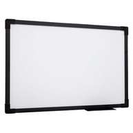 Quadro Branco com Moldura MDF Revestido Preto Soft STALO 40x30 - Superfície Ideal para Estudos e Organização - imagem 4