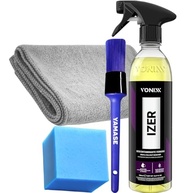 Kit Completo Descontaminante Ferroso Izer + Pincel Roma + Pano Microfibra 40x40 - Detalhamento Automotivo Profissional - imagem 2