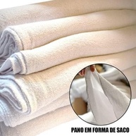 Kit 5 Panos de Chão em Algodão Dupla Face - Super Absorventes e Resistentes 40x60cm - imagem 3