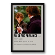 Quadro Orgulho e Preconceito - Pride and Prejudice - 40x60cm | Moldura Ecológica em Madeira de Reflorestamento - imagem 2