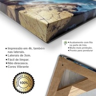 Quadro Decorativo Folha Dourada 40x60cm - Arte Moderna para Sala e Quarto - imagem 5
