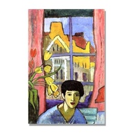 Pôster Reprodução em Tela Gabriele Münter - Future 40x60cm - Arte Moderna para Decoração de Casa - imagem 2