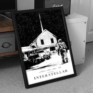 Quadro com Moldura Filme Interestelar 40x60cm - Design Premium em Madeira Ecológica - imagem 3