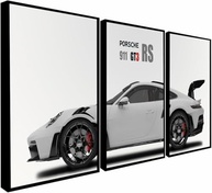 Quadro Decorativo Carro Esportivo de Luxo - Moderno com Moldura em Madeira 40x60cm - imagem 2