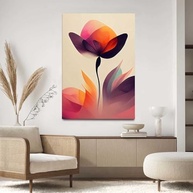 Quadro Decorativo Abstrato 40x60cm - Impressão em Tecido com Design Moderno para Sala, Quarto ou Hall - imagem 2