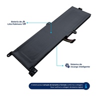 Bateria Lenovo Ideapad 320-15IKB: 4100mAh 🔋 - imagem 2