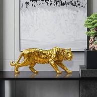 Estátua de Tigre Grande 41,5 cm - Decoração Elegante e Coleção Premium para Casa e Escritório - imagem 5