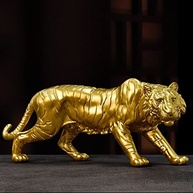 Estátua de Tigre Grande 41,5 cm - Decoração Elegante e Coleção Premium para Casa e Escritório - imagem 2