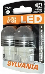 SYLVANIA ZEVO 4157 LED: Iluminação Branca Super Brilhante para DRL e Ré (Pacote com 2) - imagem 3