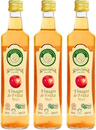 Kit 3 Vinagre De Maçã Orgânico Acidez 4,2% São Francisco 500 ml - imagem 1
