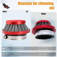 Adaptador de Filtro de Ar 42-52mm para Mini Moto, Dirt Bike, ATV e Kart 2 Tempos - imagem 5