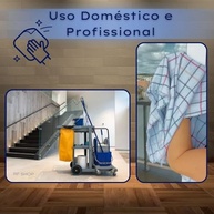 Kit com 10 Panos de Chão Algodão Malha Dupla 43x68cm - Alta Absorção e Durabilidade para Limpeza Doméstica e Profissional - imagem 4