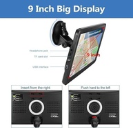 Navegador GPS 23cm para Carro e Caminhão: Mapas Atualizados 2025 e Voz em 44 Idiomas - imagem 5