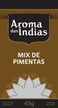 Aromas da Índia Pimenta Mix Com Moedor 45 Gramas - imagem 2