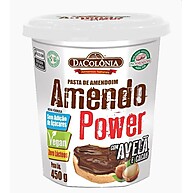 Amendopower DaColônia: Pasta Amendoim Avelã Cacau 450g - imagem 1