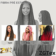 Cabelo Jumbo ZGTex Yaki: Tranças Leves e Sem Coceira 450g - imagem 1