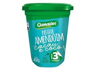 Pasta de Amendoim com Cacau e Coco 450g - imagem 1