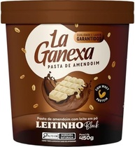 LA GANEXA Pasta De Amendoim Sabor Leitinho Black 0 450G - imagem 2