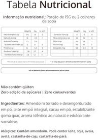 Pasta de Amendoim em Pó Sabor Chocolate Belga 450g - imagem 2
