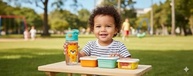 Kit Lanche Escolar Zoo Leão - Garrafa Tritan 450ml + 3 Potes para Frutas e Lanches - imagem 3