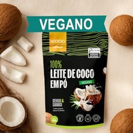 Kit 6 Leite de Coco em Pó 100% Puro Vegano Sem Lactose 454g - imagem 4